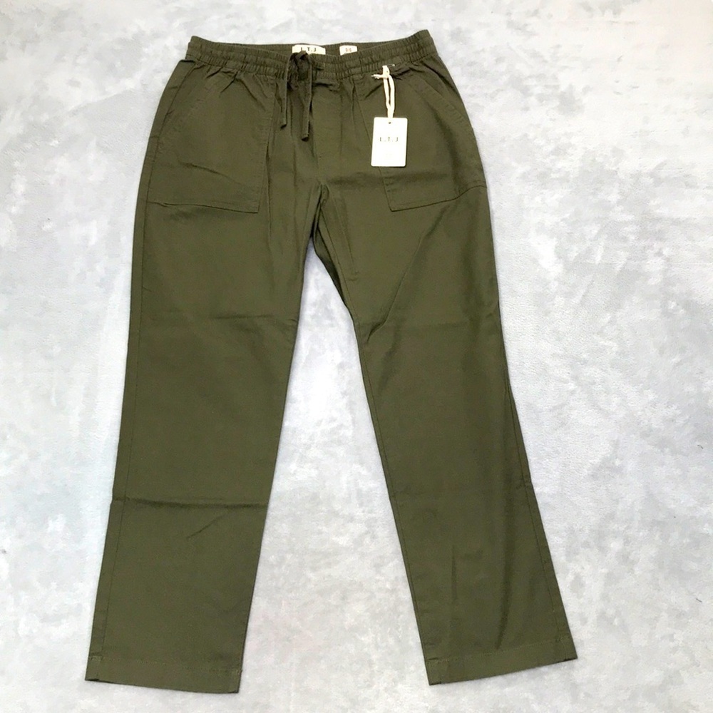 Letters To Juliet Olive Green Drawstring Cargo Pants SIze M New